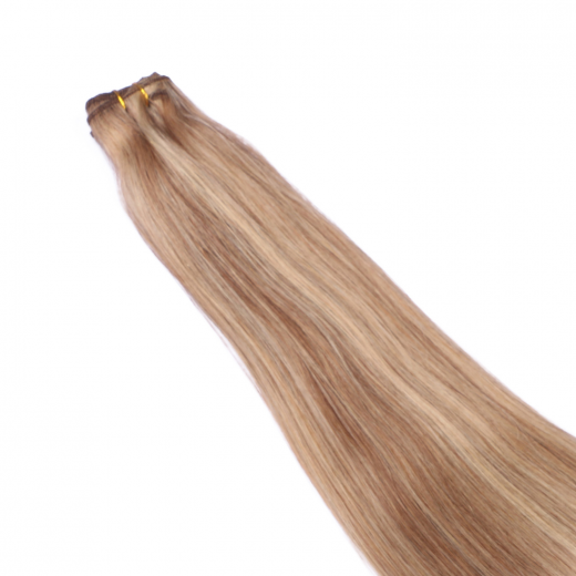 Tressen Extensions #18/24 Gestr�hnt &ndash; 100 % Echthaar