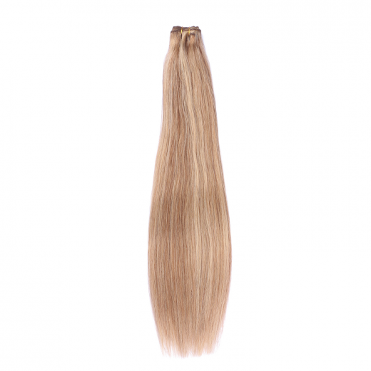 Tressen Extensions #18/24 Gestr�hnt &ndash; 100 % Echthaar