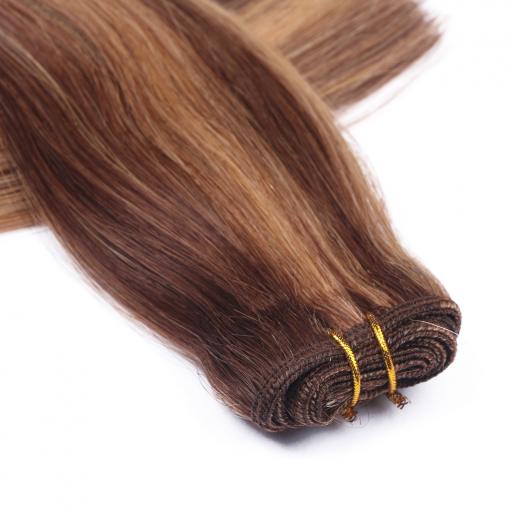 Echthaar Tressen - Weft Extentions - 6/27 Gestrhnt 40 cm