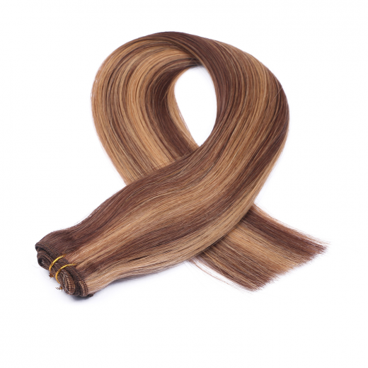 Echthaar Tressen - Weft Extentions - 6/27 Gestrhnt 40 cm