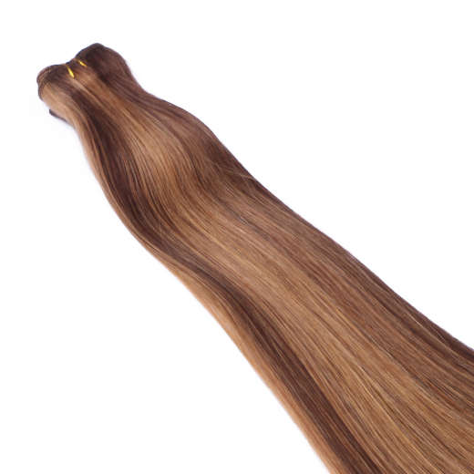 Echthaar Tressen - Weft Extentions - 6/27 Gestrhnt 40 cm