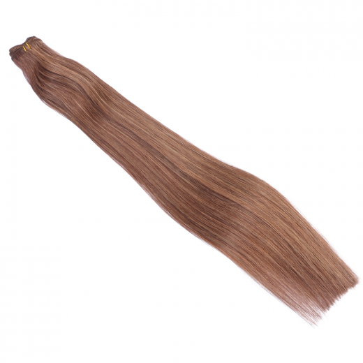 Echthaar Tressen - Weft Extentions - 6/12 Gestrhnt 40 cm