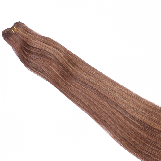Echthaar Tressen - Weft Extentions - 6/12 Gestrhnt 40 cm