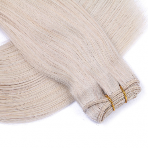 Tressen Extensions Grey/Grau &ndash; 100 % Echthaar