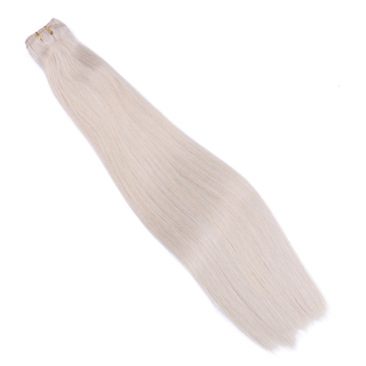 Tressen Extensions Grey/Grau &ndash; 100 % Echthaar