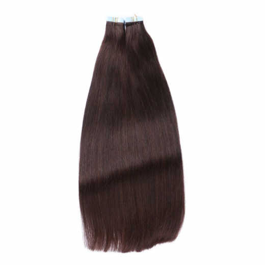 Tape-In Extensions &ndash; 2 Dunkelbraun &ndash; 40 cm