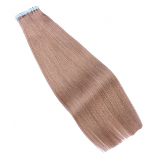 10 x Tape In - 10 Leichtbraun - Hair Extensions - 2,5g - 40 cm