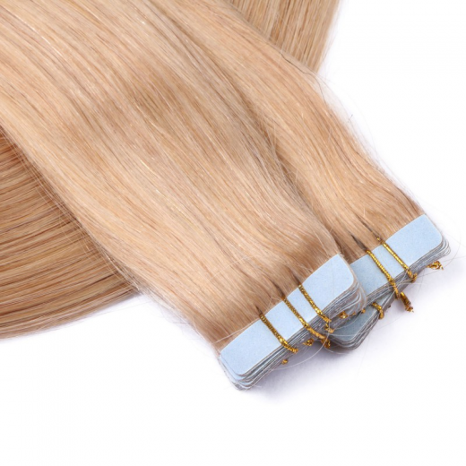 Tape Extensions #20 Aschblond &ndash; 100 % Echthaar