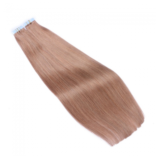 10 x Tape In - 27 Honigblond - Hair Extensions - 2,5g - NOVON EXTENTIONS 50 cm