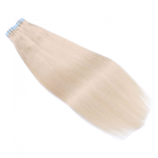 Tape-In Extensions &ndash; 60 Wei�blond &ndash; 50 cm