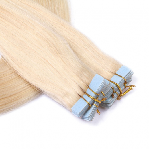Tape-In Extensions &ndash; 613 Helllichtblond &ndash; 10 Str�hnen � 2,5 g &ndash; 100 % Echthaar