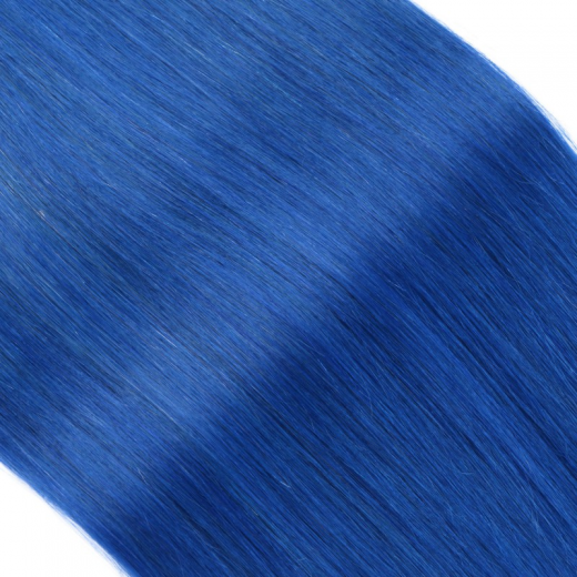 10 x Tape In - Blue - Hair Extensions - 2,5g - NOVON EXTENTIONS 40 cm