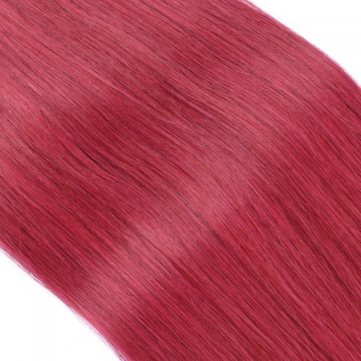 10 x Tape In - Burg - Hair Extensions - 2,5g - NOVON EXTENTIONS 50 cm