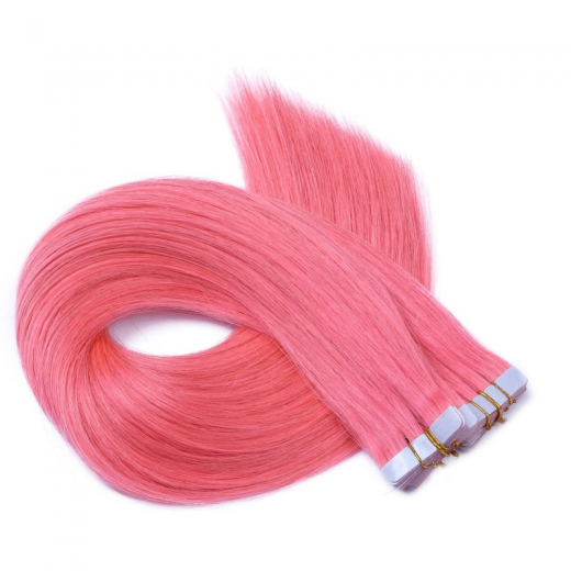 Tape Extensions Pink &ndash; 100 % Echthaar