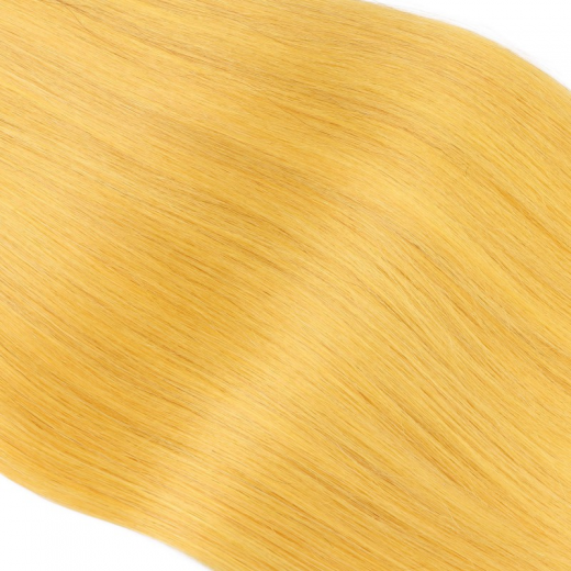 10 x Tape In - Yellow - Hair Extensions - 2,5g - NOVON EXTENTIONS 60 cm