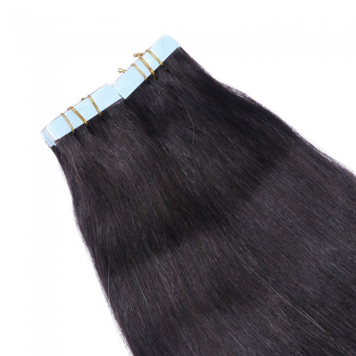 Tape Extensions #1B/24 Ombre &ndash; 100 % Echthaar