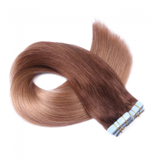 Tape Extensions #4/27 Ombre &ndash; 100 % Echthaar